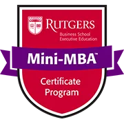 Rutgers Mini-MBA Digital Badge